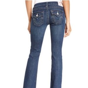 True Religion Becky Bootcut Mid-Rise Jeans, 28